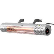 Global Industrial&#174; Infrared Patio Heater w/ Remote Control, Wall/Ceiling Mount, 1500W, 30-3/4&quot;L