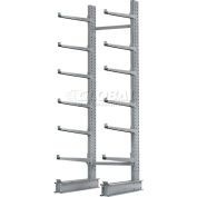 Cantilever Rack Single Sided, Starter Unit Extra Heavy Duty, 72"W x 49"D x 10'H, 15800 Lbs Capacity