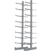 Cantilever Rack Double Sided, Starter Unit Extra Heavy Duty, 72"W x 106"Dx 12'H, 25000 Lbs Capacity