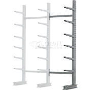 Cantilever Rack Single Sided Add-On Unit Medium Duty (1000 Series),72"W x 45"D x 10'H, 3800 Lbs Cap