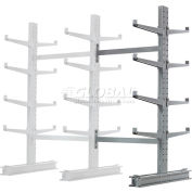 Cantilever Rack Double Sided, Add-On Unit Medium Duty (1000 Series),48"W x 54"D x 8'H,10600 Lbs Cap