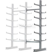 Cantilever Rack Double Sided, Add-On Unit Medium Duty (1000 Series),72"W x 78"D x 10'H,7600 Lbs Cap