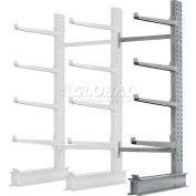 Cantilever Rack Single Sided Add-On Unit Heavy Duty (2000 Series),48"W x 38"D x 8'H, 13300 Lbs Cap