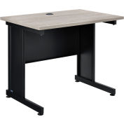 Interion® 36" Desk - Rustic Gray