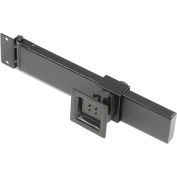 Global Industrial™ Single Arm Kit W/ VESA Mount, 15"L x 1"D, Black