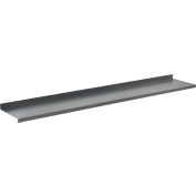 Global Industrial Cantilever Upper Steel Shelf For Bench Uprights - 72"W x 12"D - Gray