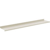 Global Industrial Cantilever Upper Steel Shelf For Bench Uprights - 72"W x 12"D - Tan