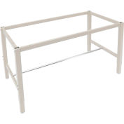 Global Industrial Workbench Frame W/ Adjustable Leg, 93-5/8"W x 27-9/16"D, Tan