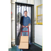 Aleco® Air-Flex® Black Insect Barrier & Bug Curtain 405085 12'W x 7'H