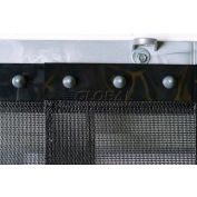 Replacement Aleco® Air-Flex® Black Insect Barrier Strip 400707 8"W x 7'H