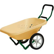 Dandux Loadumper Plastic Lawn & Garden Nursery Wheelbarrow 42042 - 4 Cu. Ft. - 200 Lb. Cap.