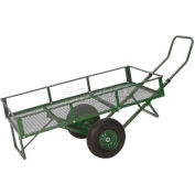 Dandux Flathauler Nursery Wagon Cart with Side Rails 42611 - 48 x 24 - 500 Lb. Cap.