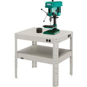 Global Industrial&#153; Machine Stand, Steel Square Edge, 24&quot;W x 18&quot;D x 18-24&quot;H