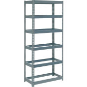 Global Industrial Extra Heavy Duty Shelving 36"W x 18"D x 60"H With 6 Shelves, No Deck, Gray