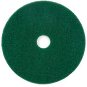 Global Industrial 20" Scrubbing Pad, Green, 5 Per Case