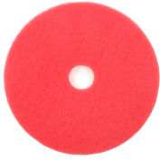 Global Industrial 20" Buffing Pad, Red, 5 Per Case