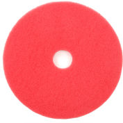 Global Industrial™ 17" Buffing Pad, Red, 5 Per Case