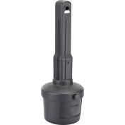 Global Industrial Outdoor Ashtray, 1-1/2 Gallon Capacity, Black