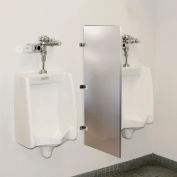 Global Industrial Bathroom Stainless Steel Urinal Screen 18 x 42