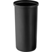 Global Industrial™ Rigid Plastic Liner For Aluminum Trash Can, 20 Gallon, Black