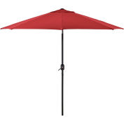 Global Industrial™ Outdoor Umbrella -Tilt Mechanism - Olefin - 8-1/2', Red