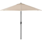 Global Industrial™ Outdoor Umbrella -Tilt Mechanism - Olefin - 8-1/2', Tan