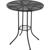 Interion&#174; 36&quot; Round Outdoor Bar Table, Steel Mesh, Black