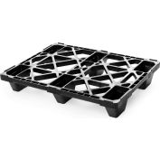 Half Size Nestable Plastic Pallet 31-1/2 x 23-2/3, 2200 Lbs Cap.