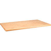 Global Industrial ADA Locker Room Hardwood Bench Top, 42"W x 24"D x 1-1/4"Thick