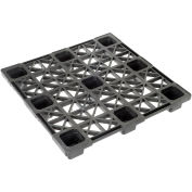 Nestable Plastic Pallet 45 x 45, 1700-3300 Lbs Cap