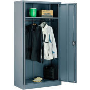 Global Industrial™ Wardrobe Cabinet Easy Assembly 36x18x72 Gray