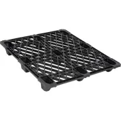 48 x 48 Plastic Nestable Drum Pallet w/ Safety Lip