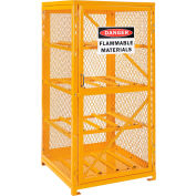Global Industrial™ Cylinder Storage Cabinet SGL Door Horizontal, 8 Cylinder Capacity