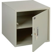 Global Industrial Storage Workbench Cabinet 17-1/4"W x 20"D x 16"H - Tan