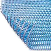 Rubber-Cal S-Grip PVC Runner - 3/16 in x 4 ft x 10 ft - Blue