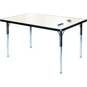 Whiteboard Activity Table 36" x 72" Rectangle, Standard Adjustable Height