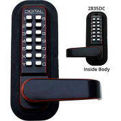 Lockey Digital Door Lock 2835 Lever Handle with Double Combination, Oil Rubbed Bronze