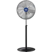 Global Industrial&#153; 24&quot; Deluxe Oscillating Pedestal Fan, 3 Speed, 7,525 CFM, 300W, 1/2 HP