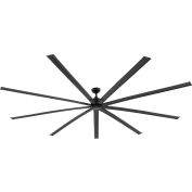Global Industrial 108" Industrial Ceiling Fan, DC Motor, 6 Speed, 19448 CFM, Black