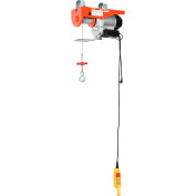 Global Industrial™ Electric Cable Hoist, 2000 Lb. Capacity