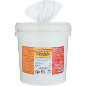 2XL NSF No Rinse Food Service Sanitizing Wipes, 500 Wipes/Bucket, 2 Buckets/Case - 2XL-445