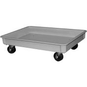 Molded Fiberglass Toteline Dolly 870148 for - 25-3/4"L x 17-3/4"W x 3"H Tote, Gray