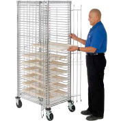 Nexel&#174; End Load Wire Tray Truck with 39 Tray Capacity
