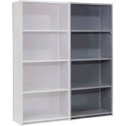 Steel Shelving 20 Ga 48"Wx30"Dx73"H Closed Clip Style 5 Shelf Add-On