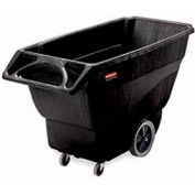 Rubbermaid® Utility Duty Structural Foam Plastic Tilt Truck, 3/4 Cu. Yd. Cap,450 Lbs. Cap,Black