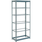 Global Industrial™ Heavy Duty Shelving 36"W x 18"D x 60"H With 6 Shelves - No Deck - Gray