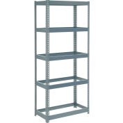Global Industrial™ Extra Heavy Duty Shelving 36"W x 24"D x 60"H With 5 Shelves, No Deck, Gray