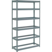 Extra Heavy Duty Shelving 48"W x 24"D x 60"H With 6 Shelves - No Deck - Gray