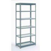 Global Industrial™ Heavy Duty Shelving 48"W x 12"D x 60"H With 6 Shelves - Wire Deck - Gray