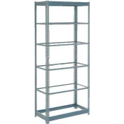 Global Industrial™ Heavy Duty Shelving 36"W x 12"D x 96"H With 6 Shelves - No Deck - Gray